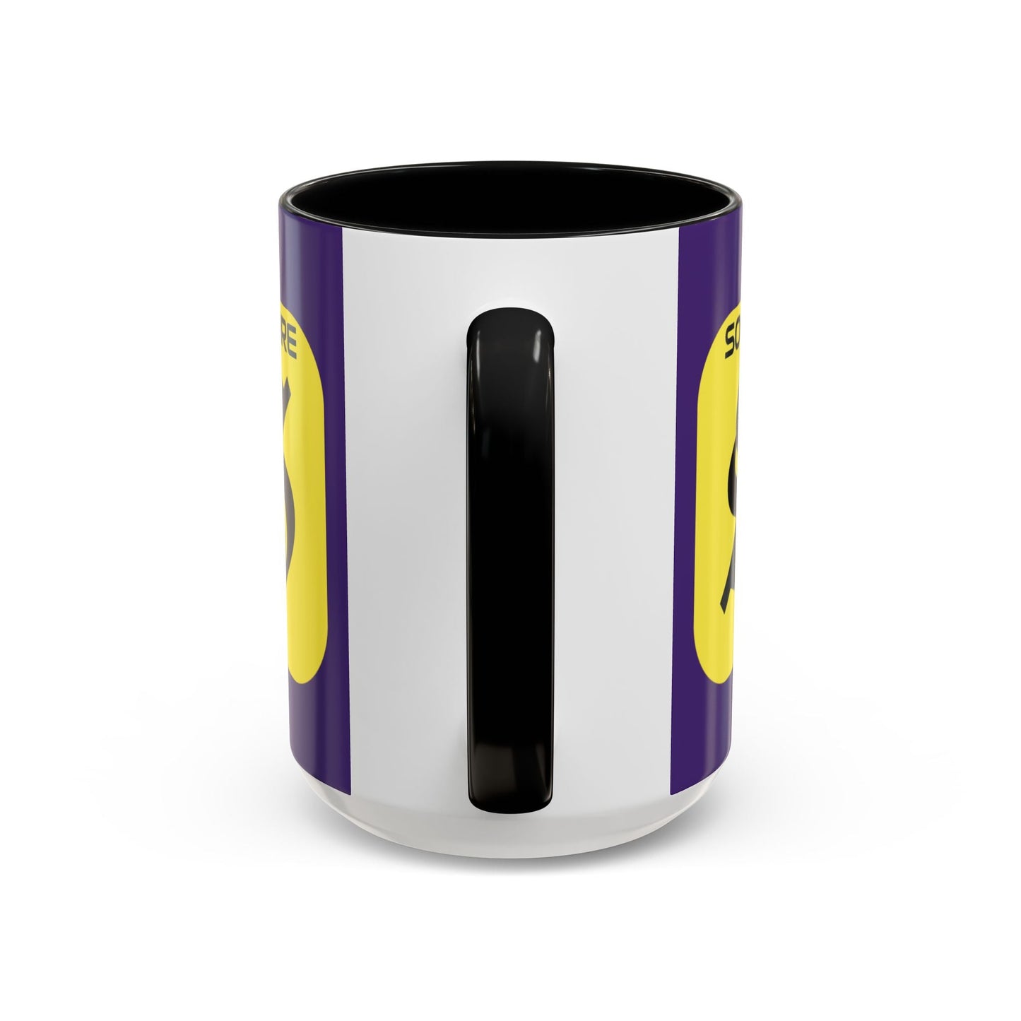 SolflareLogo Purple Accent Mug by cypherpunkgear.com – cypherpunkgear.com | Cypherpunk Merch