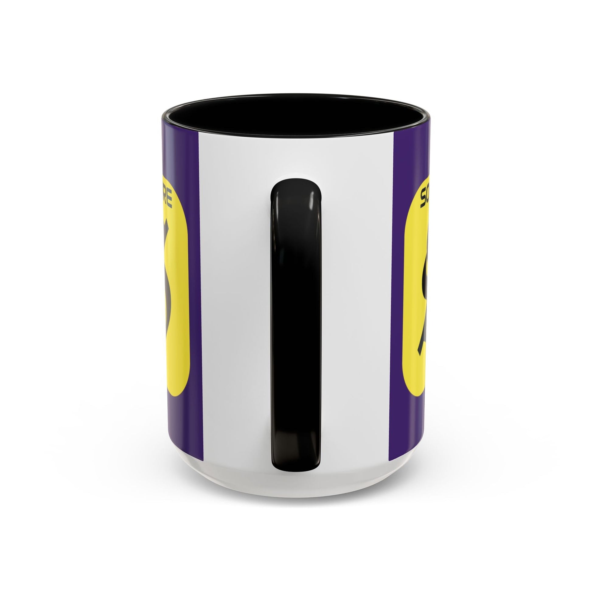 SolflareLogo Purple Accent Mug by cypherpunkgear.com – cypherpunkgear.com | Cypherpunk Merch