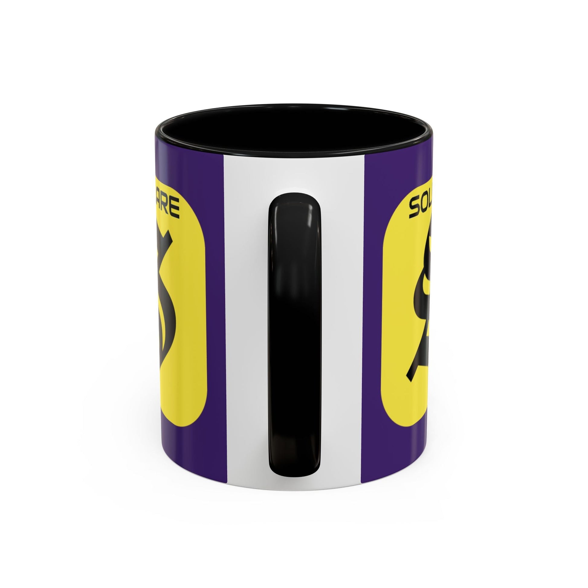 SolflareLogo Purple Accent Mug by cypherpunkgear.com – cypherpunkgear.com | Cypherpunk Merch