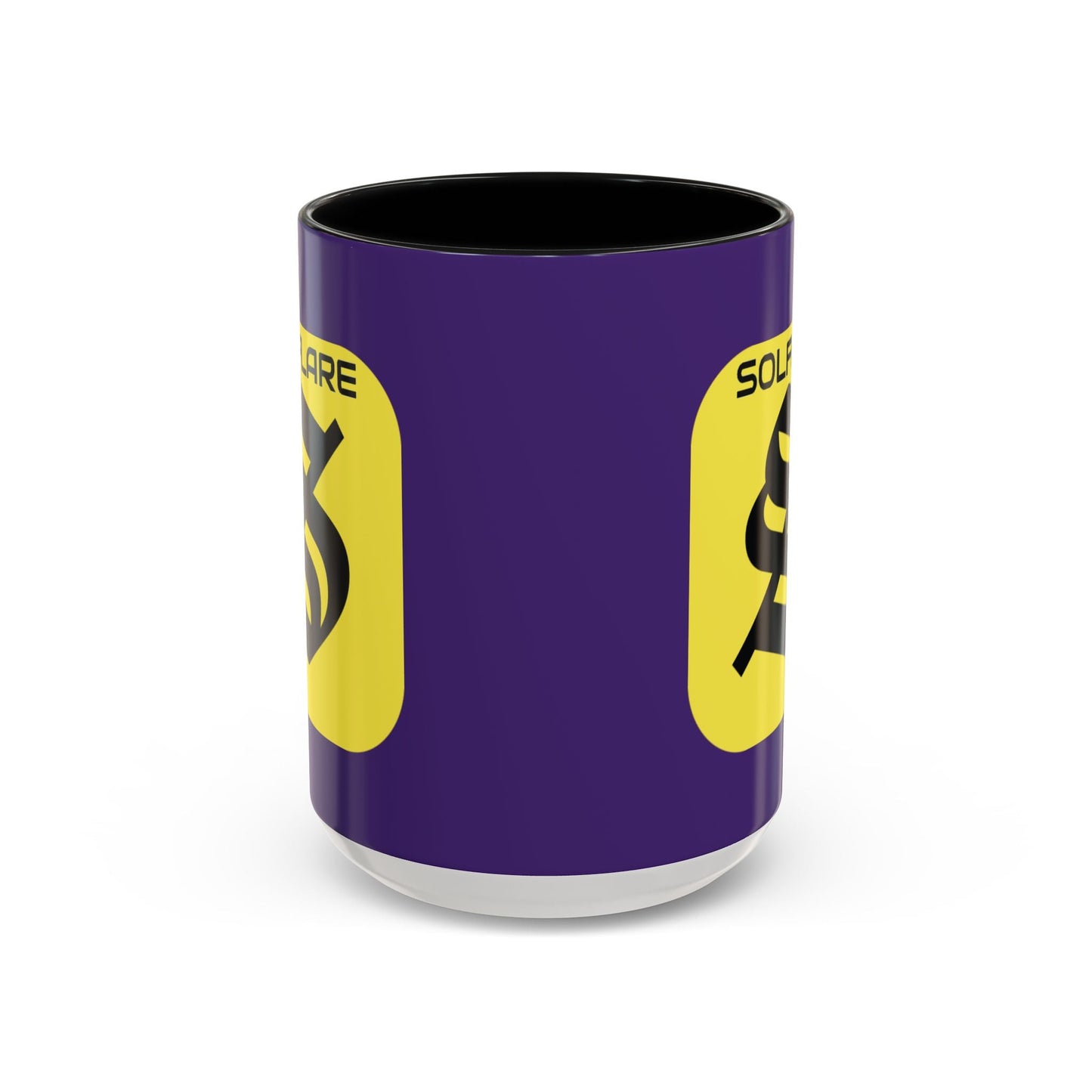 SolflareLogo Purple Accent Mug by cypherpunkgear.com – cypherpunkgear.com | Cypherpunk Merch
