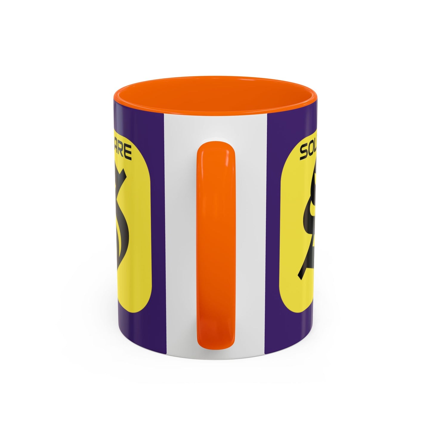 SolflareLogo Purple Accent Mug by cypherpunkgear.com – cypherpunkgear.com | Cypherpunk Merch