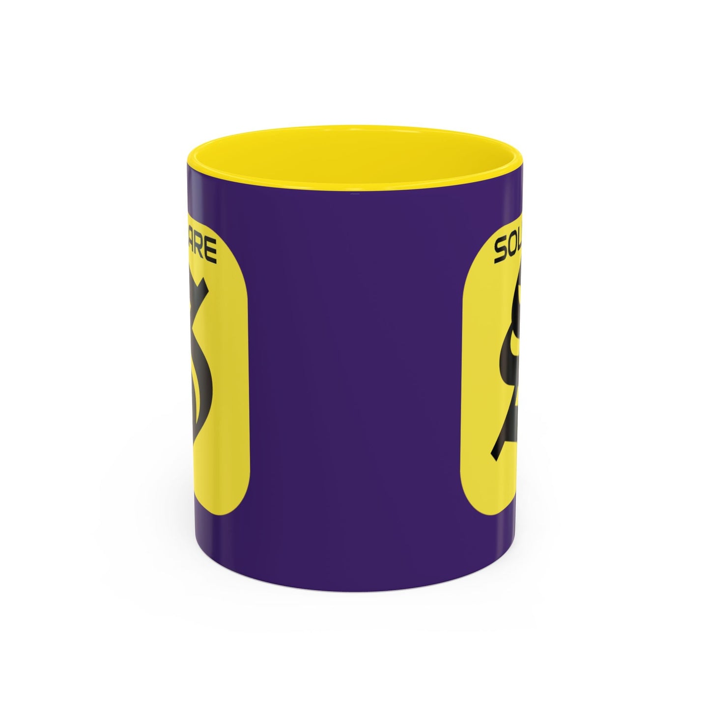 SolflareLogo Purple Accent Mug by cypherpunkgear.com – cypherpunkgear.com | Cypherpunk Merch
