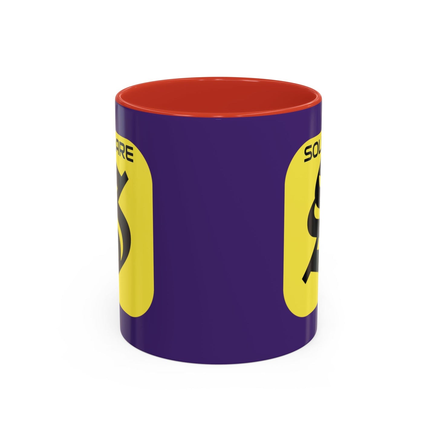 SolflareLogo Purple Accent Mug by cypherpunkgear.com – cypherpunkgear.com | Cypherpunk Merch