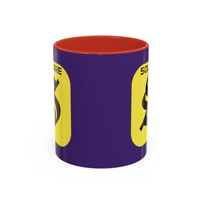 SolflareLogo Purple Accent Mug by cypherpunkgear.com – cypherpunkgear.com | Cypherpunk Merch