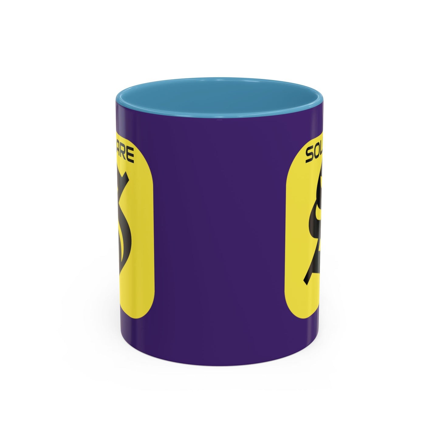 SolflareLogo Purple Accent Mug by cypherpunkgear.com – cypherpunkgear.com | Cypherpunk Merch