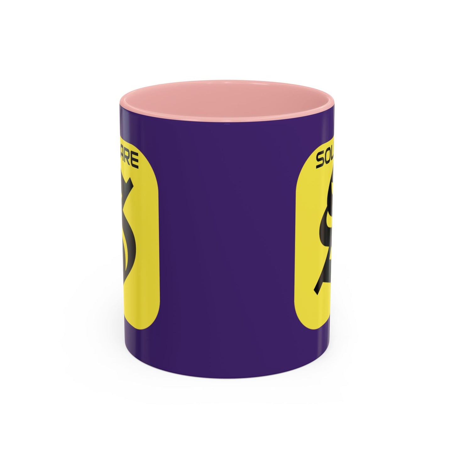 SolflareLogo Purple Accent Mug by cypherpunkgear.com – cypherpunkgear.com | Cypherpunk Merch