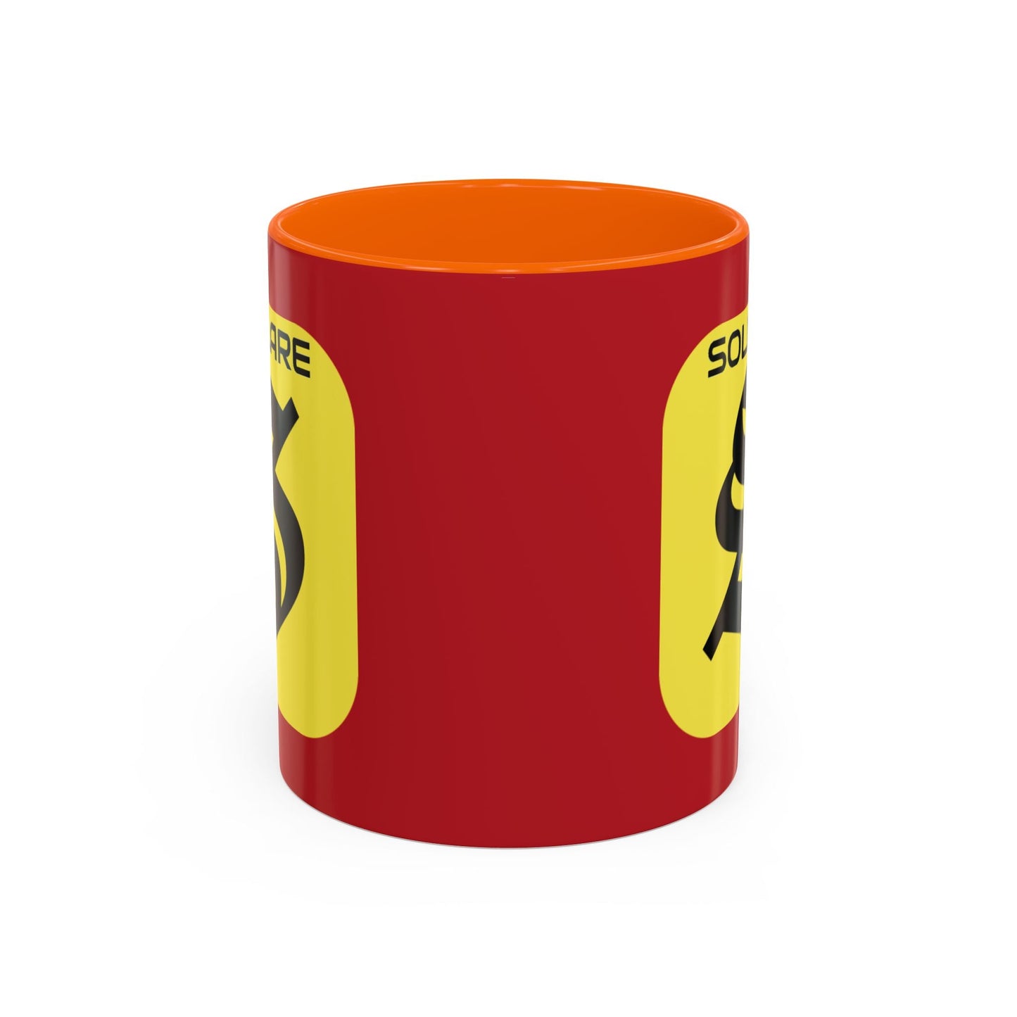 SolflareLogo Red Accent Mug by cypherpunkgear.com – cypherpunkgear.com | Cypherpunk Merch