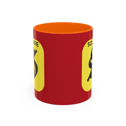 SolflareLogo Red Accent Mug by cypherpunkgear.com – cypherpunkgear.com | Cypherpunk Merch