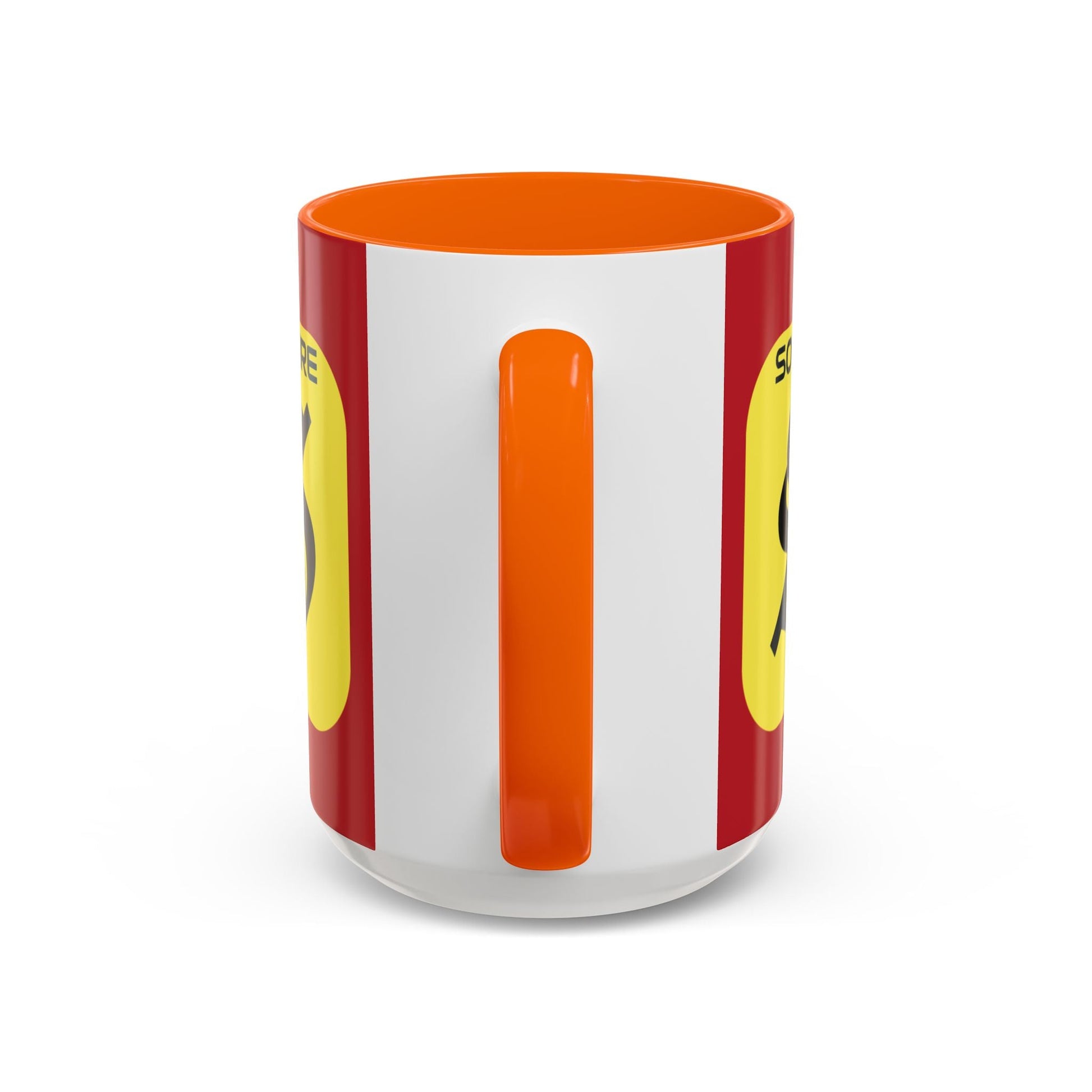 SolflareLogo Red Accent Mug by cypherpunkgear.com – cypherpunkgear.com | Cypherpunk Merch
