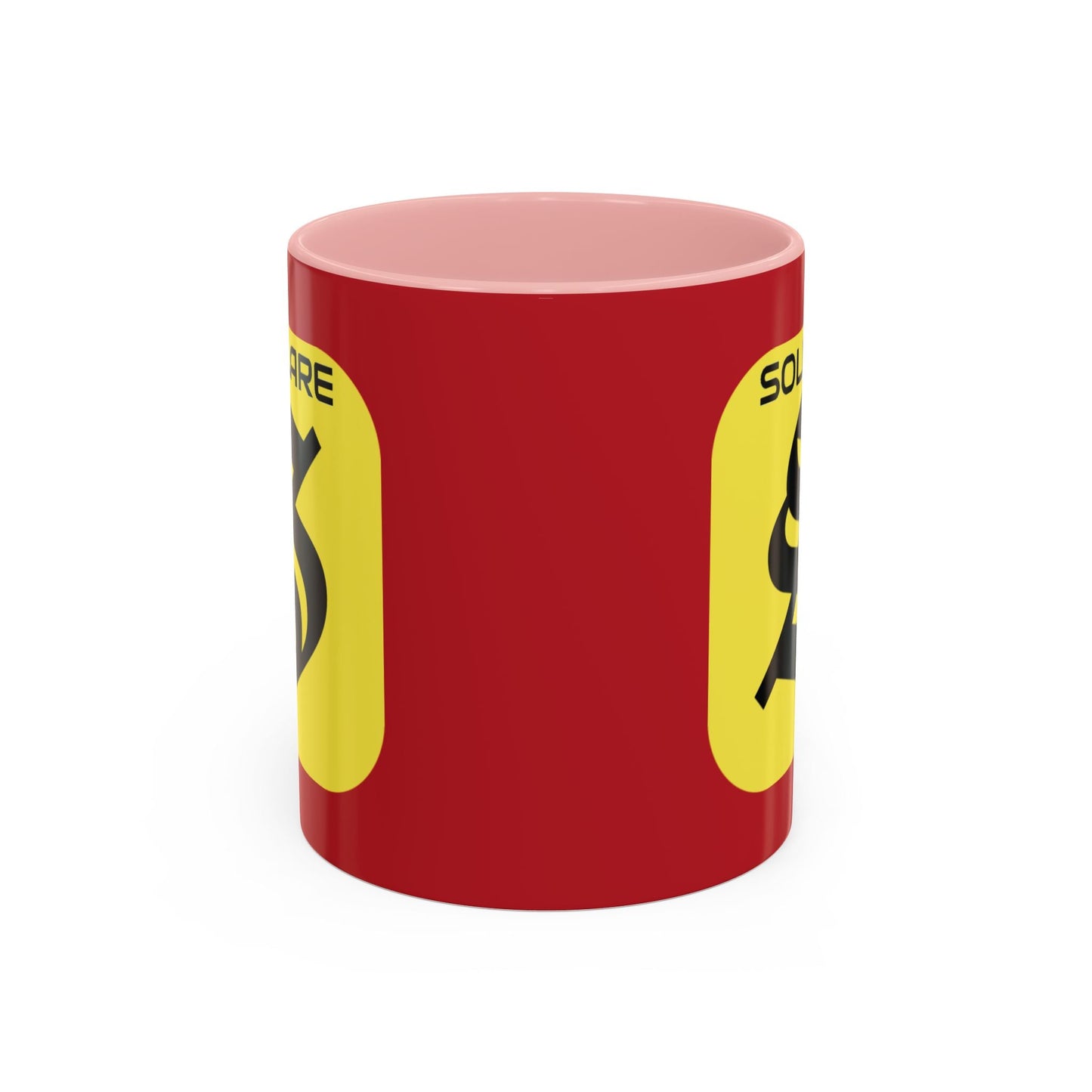 SolflareLogo Red Accent Mug by cypherpunkgear.com – cypherpunkgear.com | Cypherpunk Merch