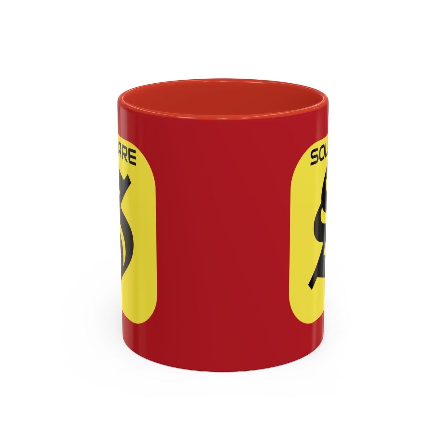 SolflareLogo Red Accent Mug by cypherpunkgear.com – cypherpunkgear.com | Cypherpunk Merch