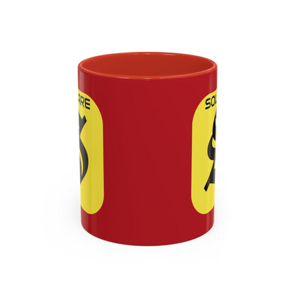 SolflareLogo Red Accent Mug by cypherpunkgear.com – cypherpunkgear.com | Cypherpunk Merch