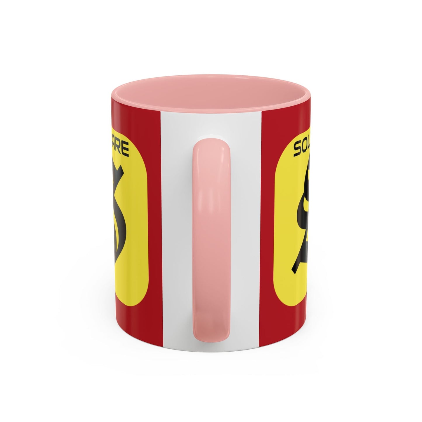 SolflareLogo Red Accent Mug by cypherpunkgear.com – cypherpunkgear.com | Cypherpunk Merch