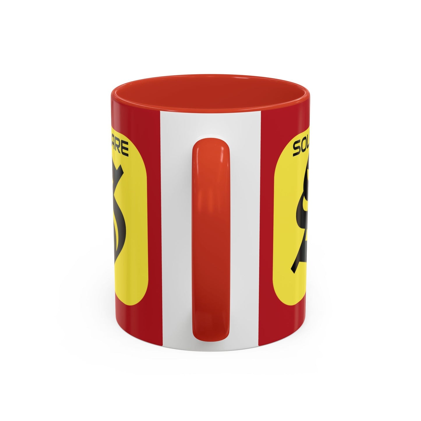 SolflareLogo Red Accent Mug by cypherpunkgear.com – cypherpunkgear.com | Cypherpunk Merch