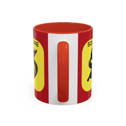 SolflareLogo Red Accent Mug by cypherpunkgear.com – cypherpunkgear.com | Cypherpunk Merch
