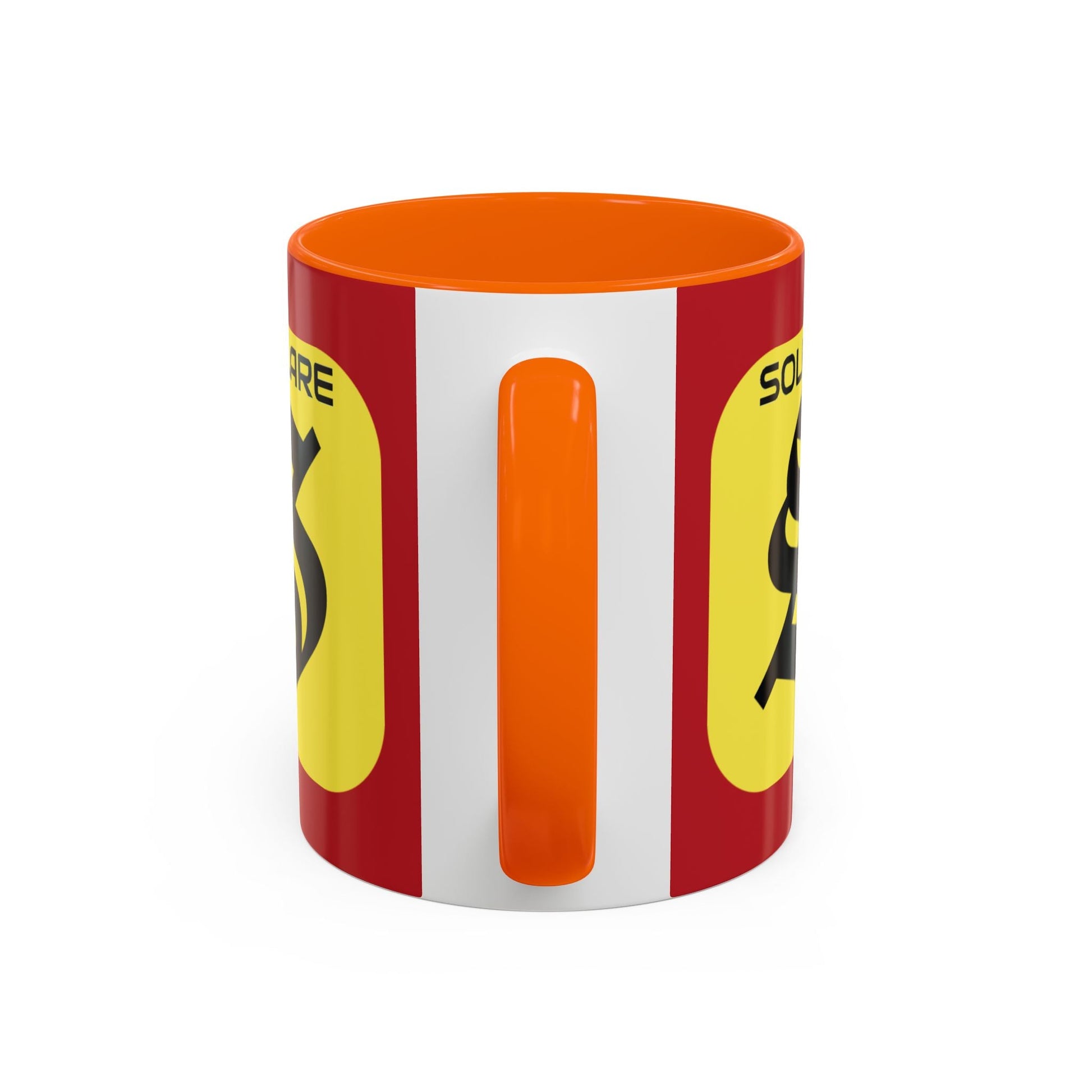 SolflareLogo Red Accent Mug by cypherpunkgear.com – cypherpunkgear.com | Cypherpunk Merch