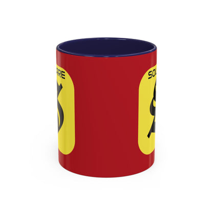 SolflareLogo Red Accent Mug by cypherpunkgear.com – cypherpunkgear.com | Cypherpunk Merch