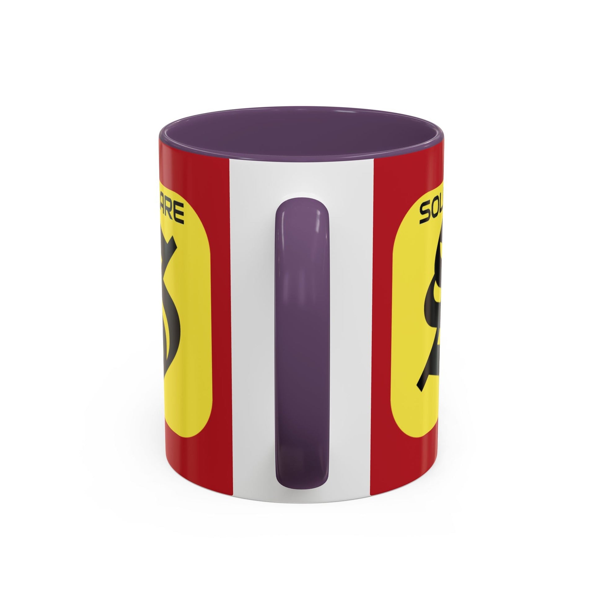 SolflareLogo Red Accent Mug by cypherpunkgear.com – cypherpunkgear.com | Cypherpunk Merch