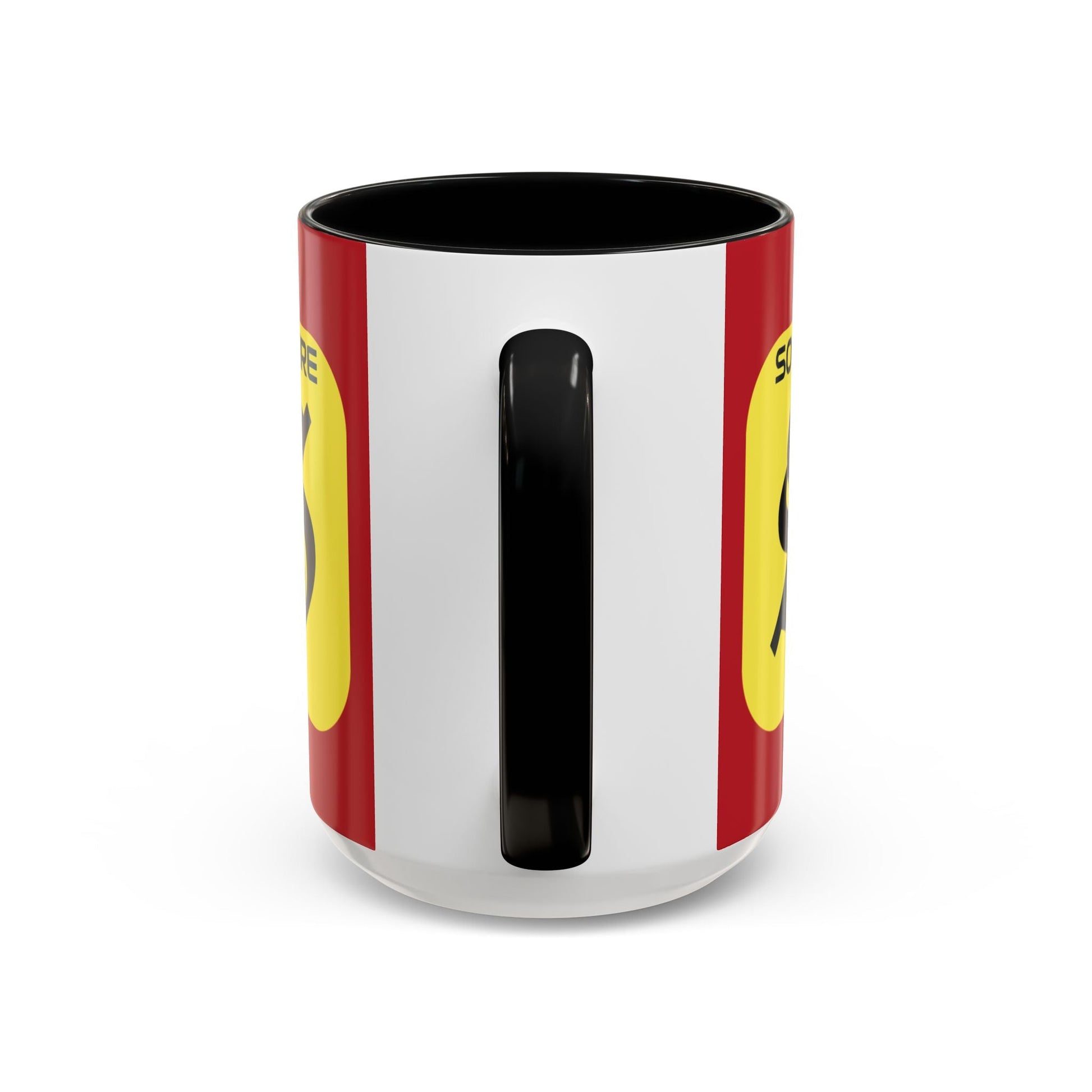 SolflareLogo Red Accent Mug by cypherpunkgear.com – cypherpunkgear.com | Cypherpunk Merch