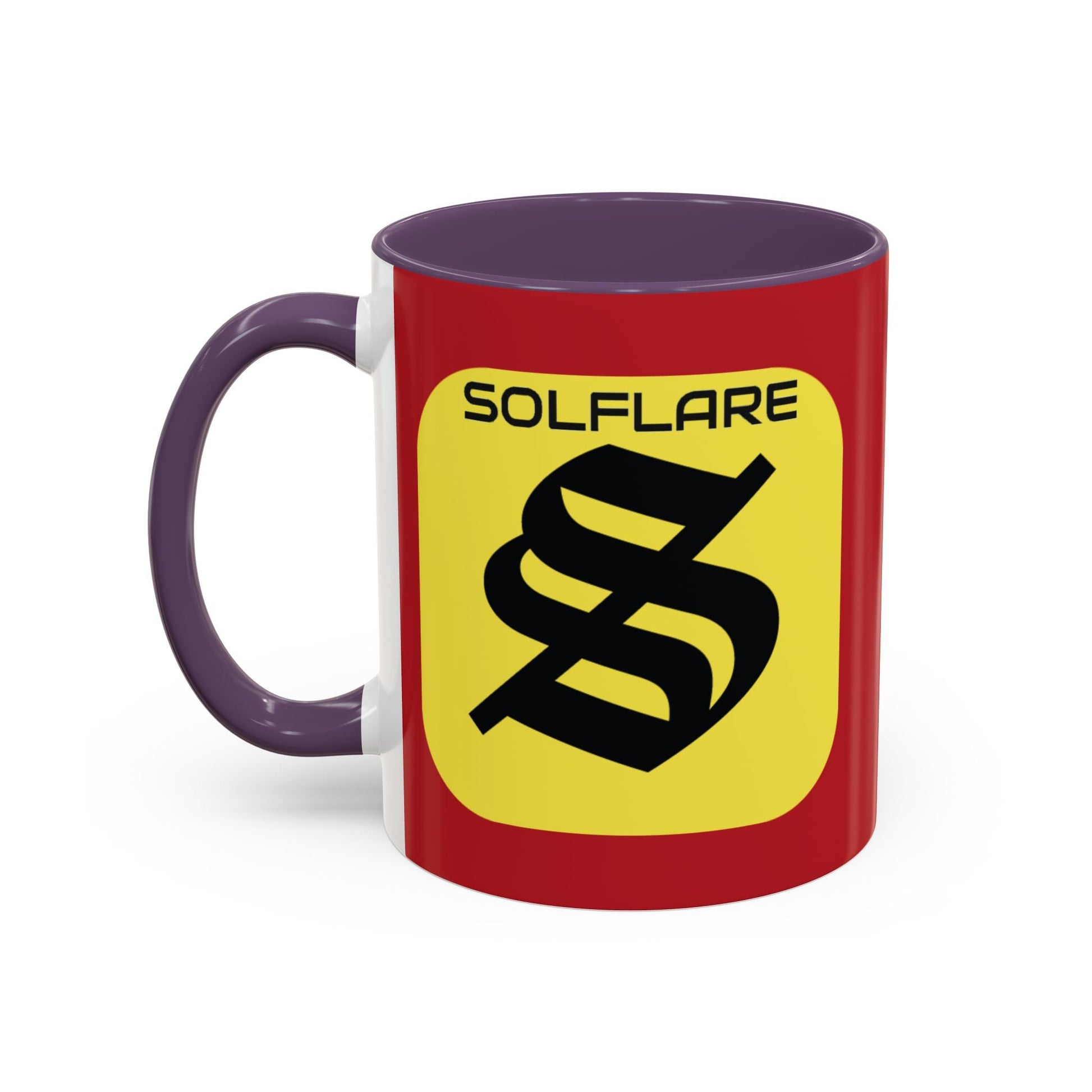 SolflareLogo Red Accent Mug by cypherpunkgear.com – cypherpunkgear.com | Cypherpunk Merch