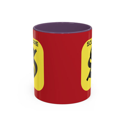 SolflareLogo Red Accent Mug by cypherpunkgear.com – cypherpunkgear.com | Cypherpunk Merch