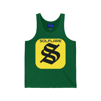 SolflareLogo Unisex Jersey Tank Top by cypherpunkgear.com – cypherpunkgear.com | Cypherpunk Merch
