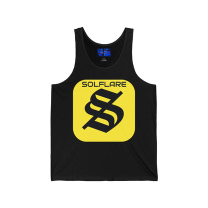SolflareLogo Unisex Jersey Tank Top by cypherpunkgear.com – cypherpunkgear.com | Cypherpunk Merch