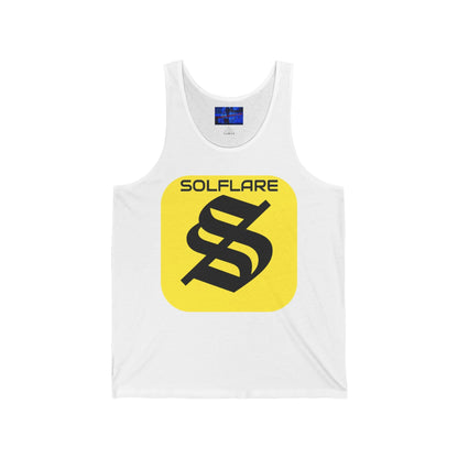 SolflareLogo Unisex Jersey Tank Top by cypherpunkgear.com – cypherpunkgear.com | Cypherpunk Merch