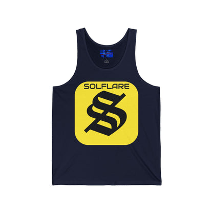 SolflareLogo Unisex Jersey Tank Top by cypherpunkgear.com – cypherpunkgear.com | Cypherpunk Merch