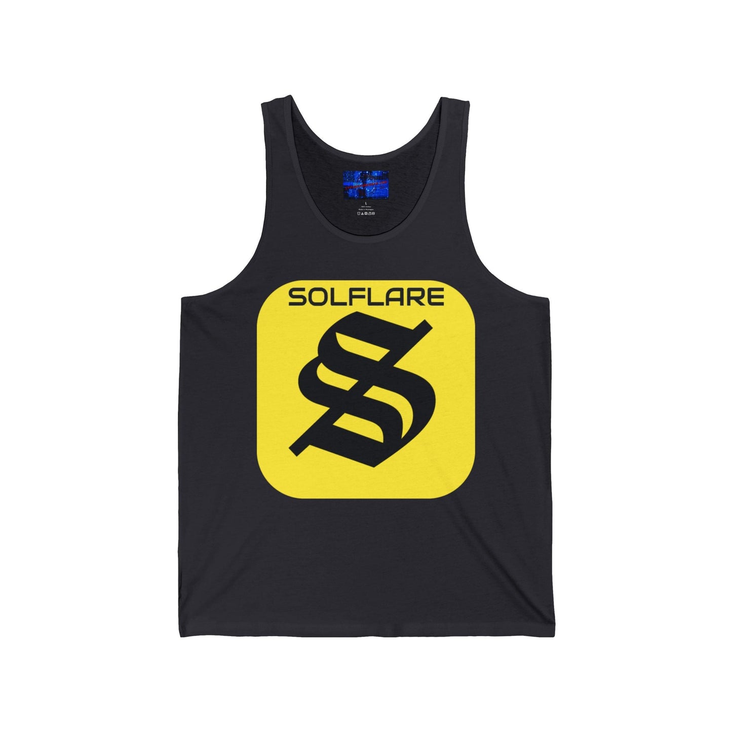 SolflareLogo Unisex Jersey Tank Top by cypherpunkgear.com – cypherpunkgear.com | Cypherpunk Merch