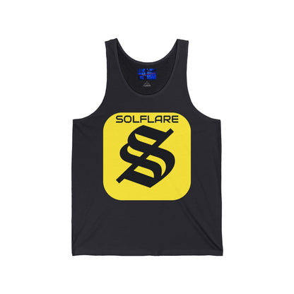 SolflareLogo Unisex Jersey Tank Top by cypherpunkgear.com – cypherpunkgear.com | Cypherpunk Merch