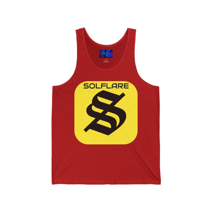 SolflareLogo Unisex Jersey Tank Top by cypherpunkgear.com – cypherpunkgear.com | Cypherpunk Merch