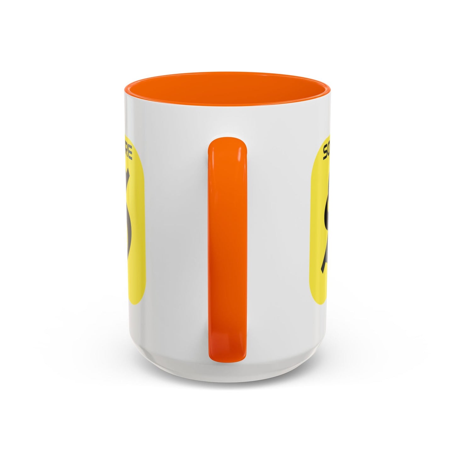 SolflareLogo White Accent Mug by cypherpunkgear.com – cypherpunkgear.com | Cypherpunk Merch