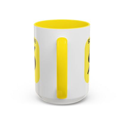 SolflareLogo White Accent Mug by cypherpunkgear.com – cypherpunkgear.com | Cypherpunk Merch