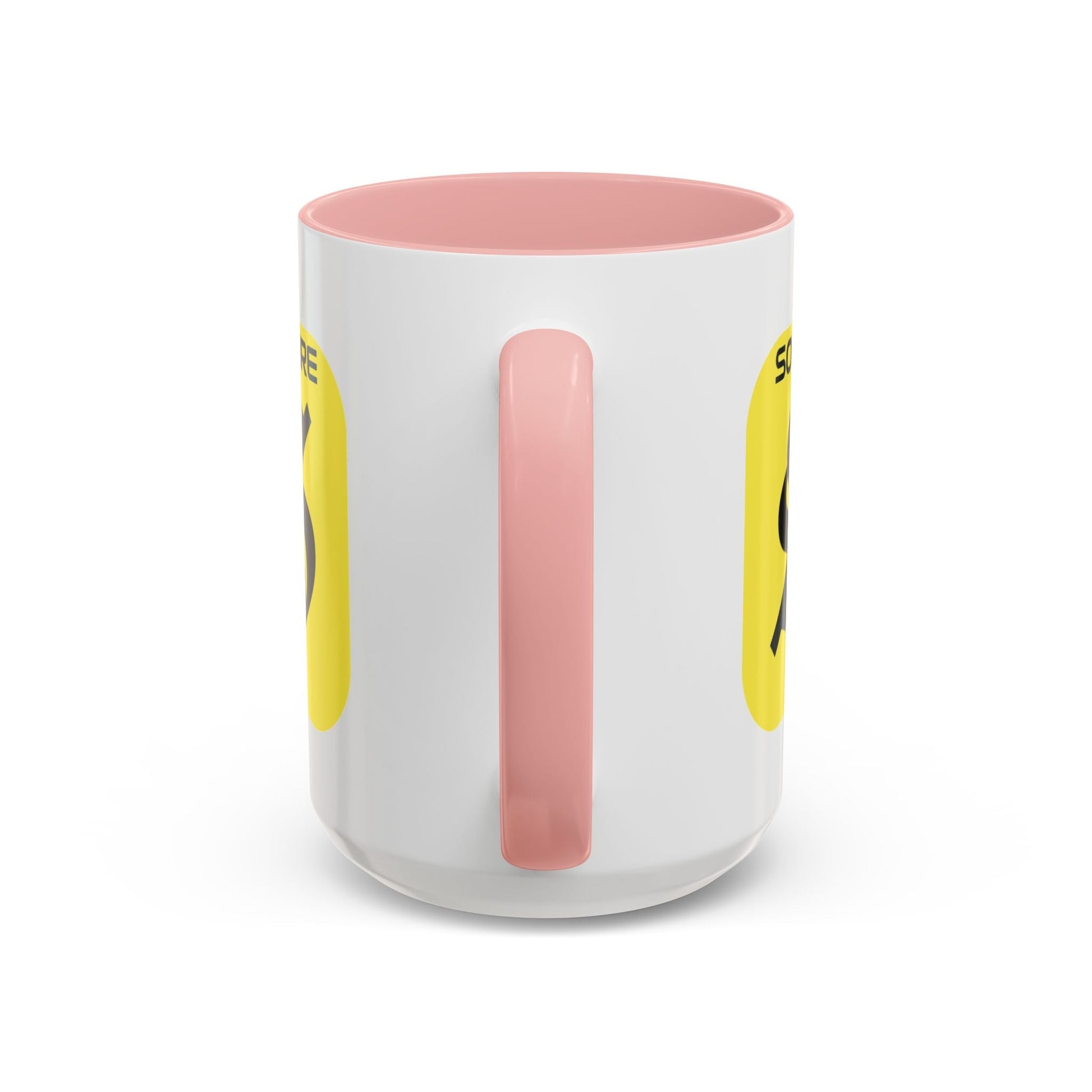 SolflareLogo White Accent Mug by cypherpunkgear.com – cypherpunkgear.com | Cypherpunk Merch