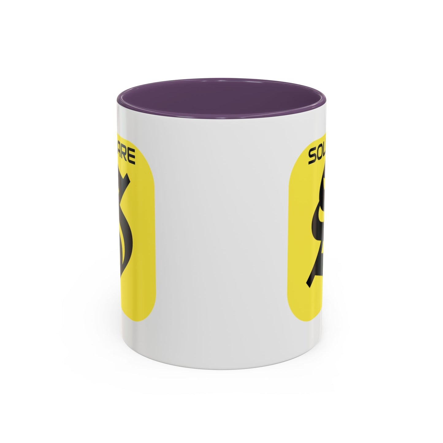 SolflareLogo White Accent Mug by cypherpunkgear.com – cypherpunkgear.com | Cypherpunk Merch