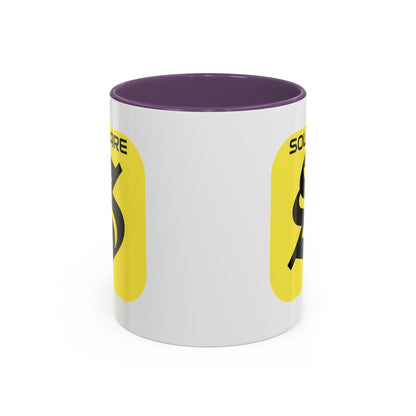 SolflareLogo White Accent Mug by cypherpunkgear.com – cypherpunkgear.com | Cypherpunk Merch