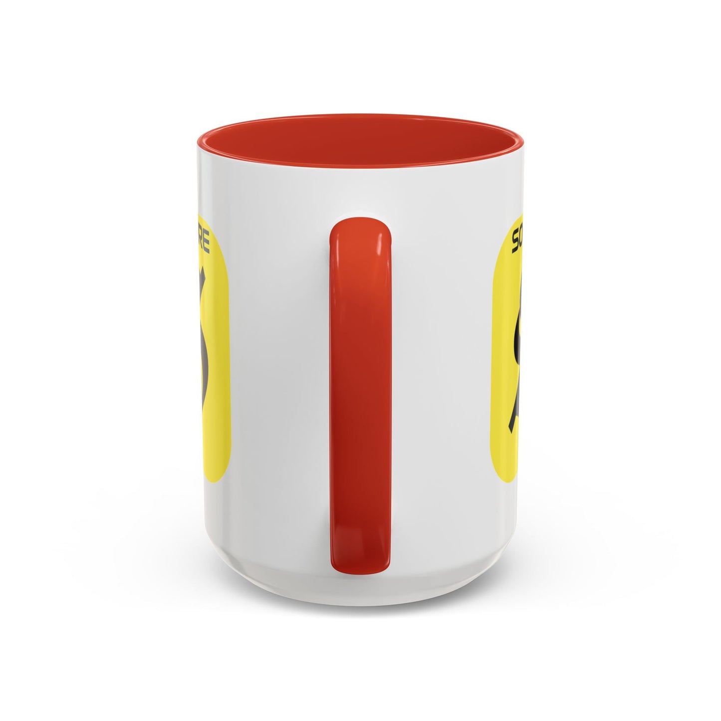 SolflareLogo White Accent Mug by cypherpunkgear.com – cypherpunkgear.com | Cypherpunk Merch