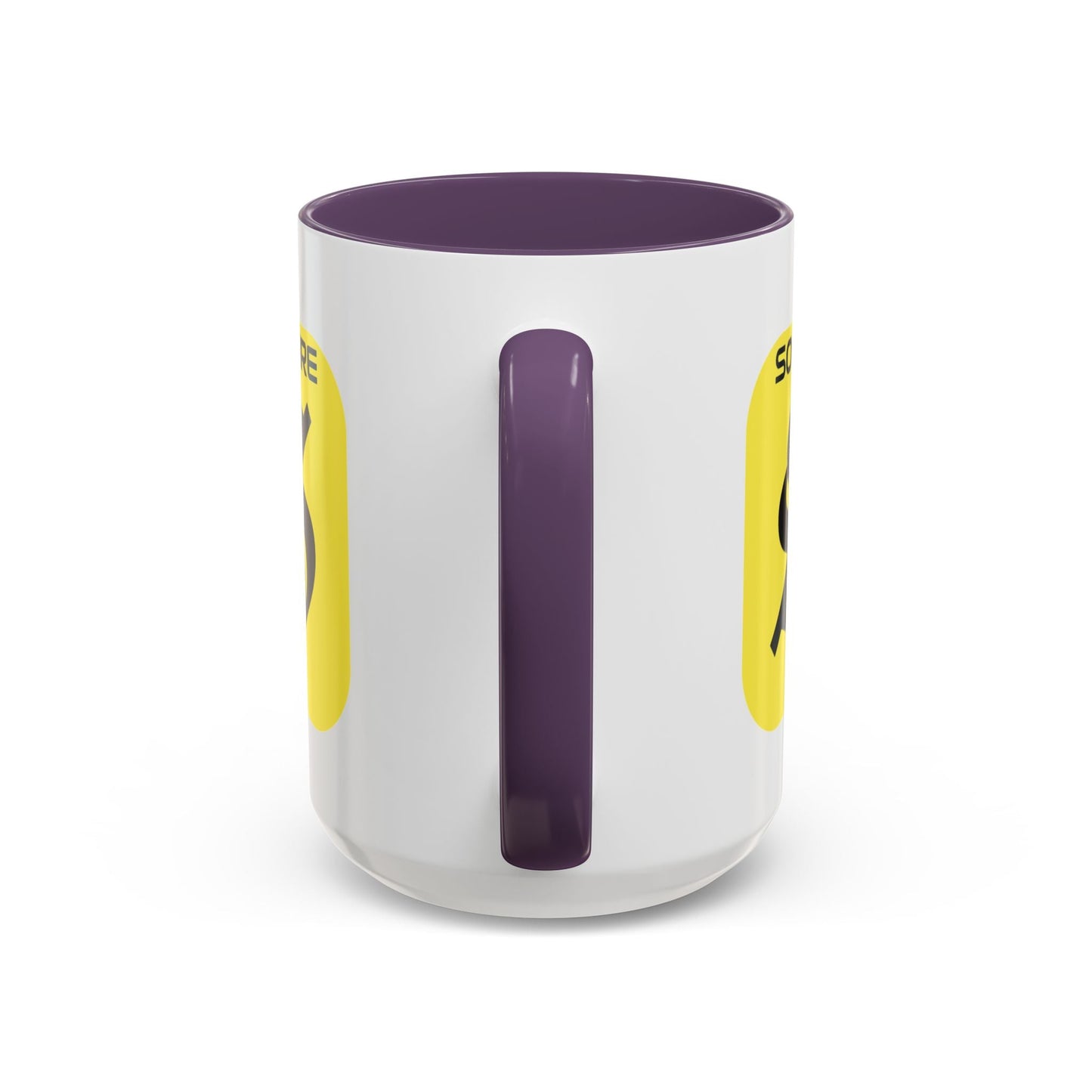 SolflareLogo White Accent Mug by cypherpunkgear.com – cypherpunkgear.com | Cypherpunk Merch