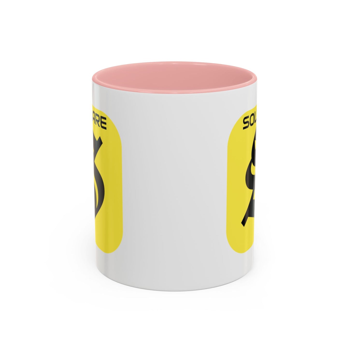 SolflareLogo White Accent Mug by cypherpunkgear.com – cypherpunkgear.com | Cypherpunk Merch