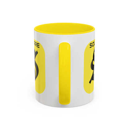 SolflareLogo White Accent Mug by cypherpunkgear.com – cypherpunkgear.com | Cypherpunk Merch