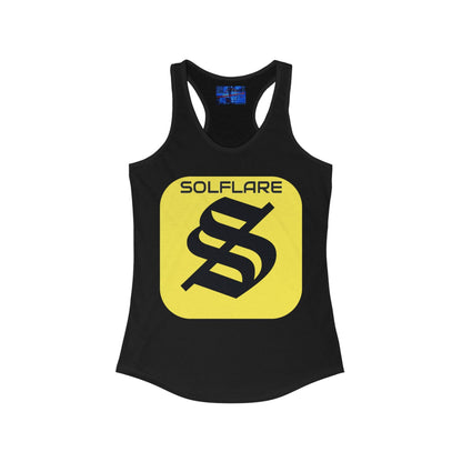 SolflareLogo Women's Racerback Tank Top by cypherpunkgear.com – cypherpunkgear.com | Cypherpunk Merch