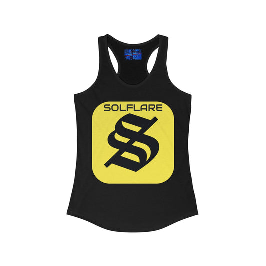 SolflareLogo Women's Racerback Tank Top by cypherpunkgear.com – cypherpunkgear.com | Cypherpunk Merch