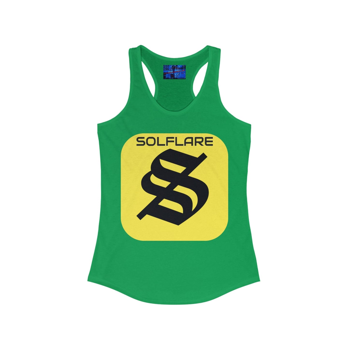 SolflareLogo Women's Racerback Tank Top by cypherpunkgear.com – cypherpunkgear.com | Cypherpunk Merch