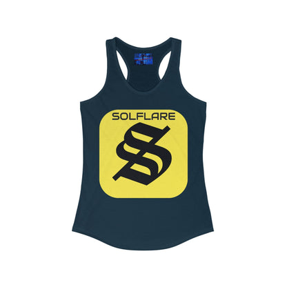 SolflareLogo Women's Racerback Tank Top by cypherpunkgear.com – cypherpunkgear.com | Cypherpunk Merch
