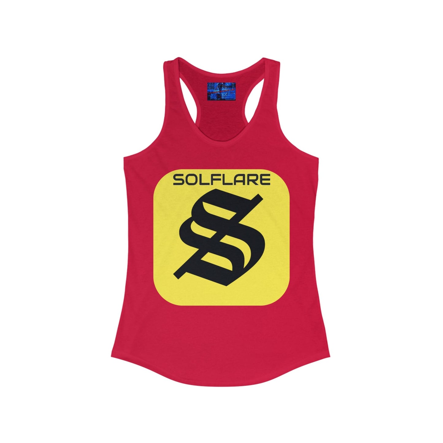SolflareLogo Women's Racerback Tank Top by cypherpunkgear.com – cypherpunkgear.com | Cypherpunk Merch