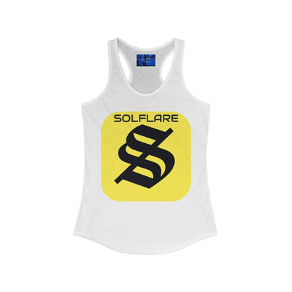 SolflareLogo Women's Racerback Tank Top by cypherpunkgear.com – cypherpunkgear.com | Cypherpunk Merch