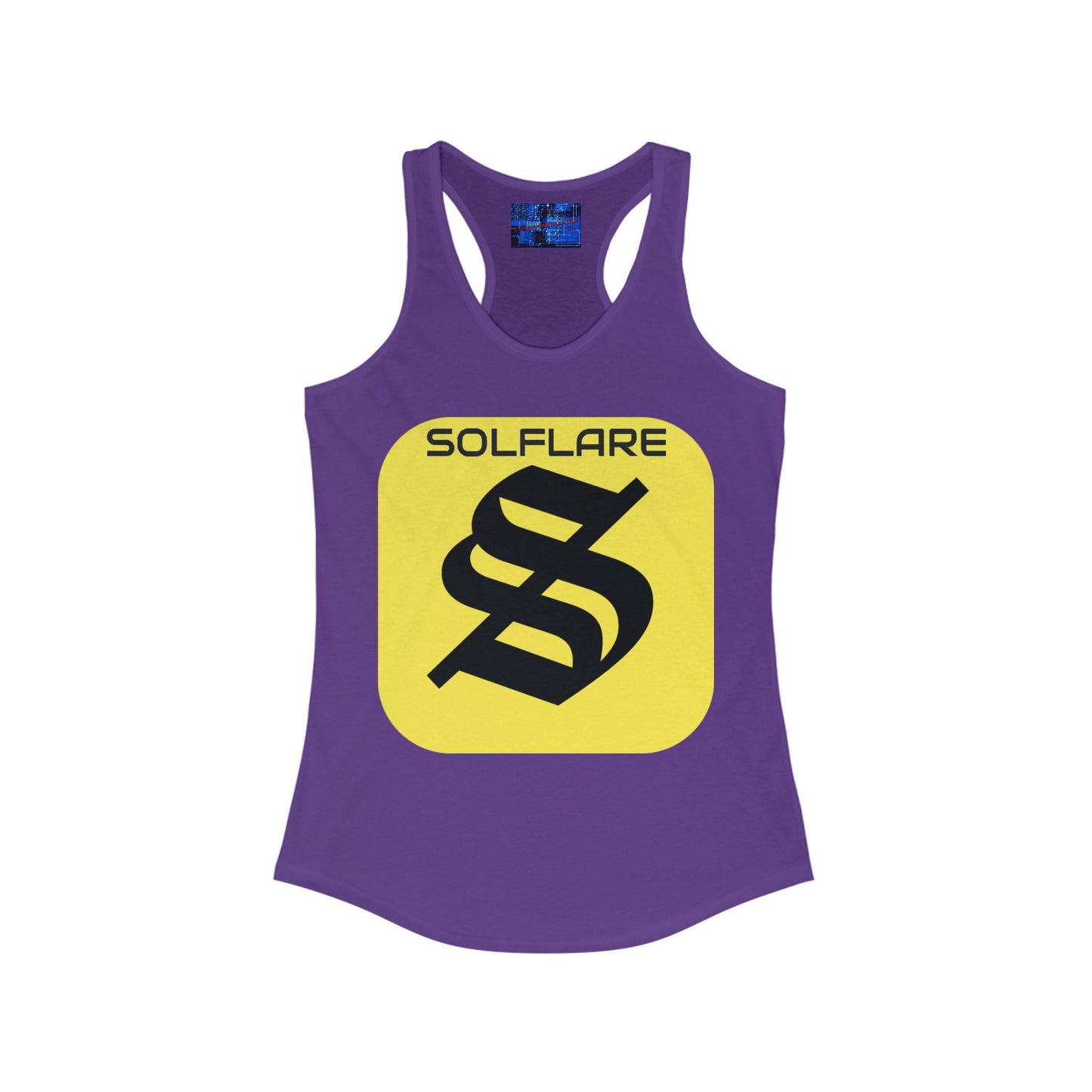 SolflareLogo Women's Racerback Tank Top by cypherpunkgear.com – cypherpunkgear.com | Cypherpunk Merch