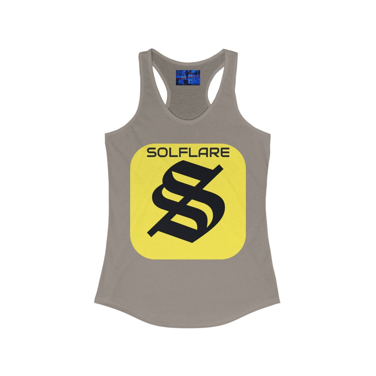 SolflareLogo Women's Racerback Tank Top by cypherpunkgear.com – cypherpunkgear.com | Cypherpunk Merch