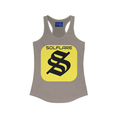 SolflareLogo Women's Racerback Tank Top by cypherpunkgear.com – cypherpunkgear.com | Cypherpunk Merch